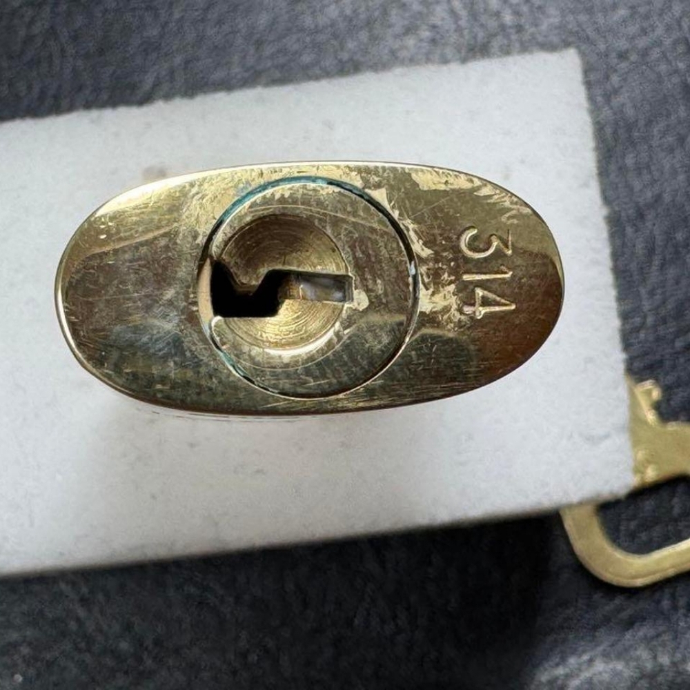 #314 Louis Vuitton Lock and Key‎ with Chain Necklace - Picture 10 of 10
